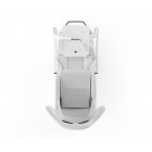 Rseat S1 White Seat / White Frame Racing Simulator Cockpit